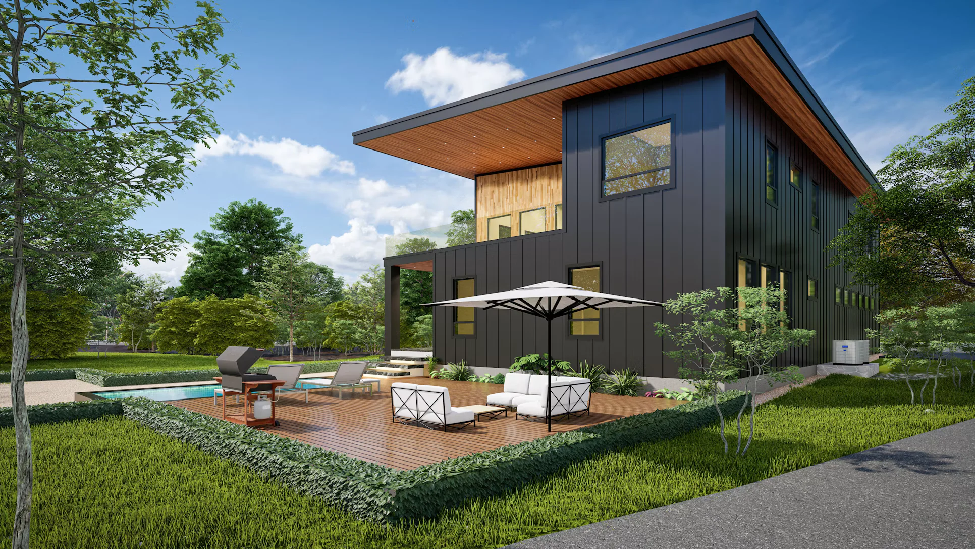 The Estate Two-Story — Biệt thự module 2 tầng kết cấu công xôn vượt nhịp hiện đại